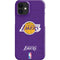 NBA Los Angeles Lakers Purple Primary Logo iPhone 12 Mini Lite Case