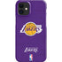 NBA Los Angeles Lakers Purple Primary Logo iPhone 12 Mini Lite Case