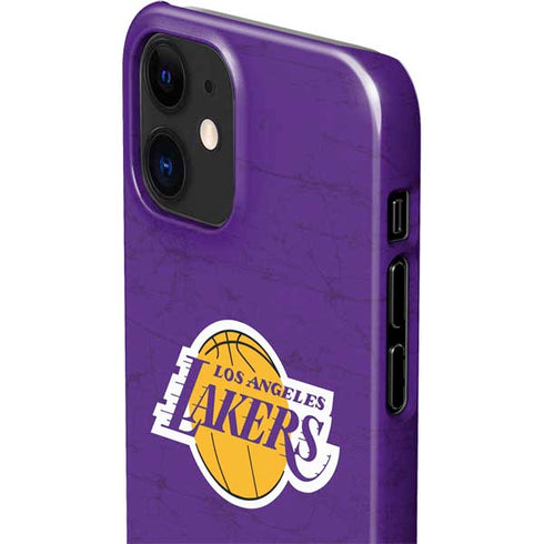NBA Los Angeles Lakers Purple Primary Logo iPhone 12 Mini Lite Case