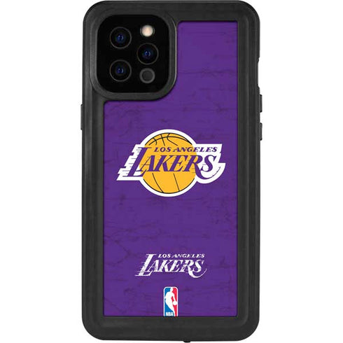 NBA Los Angeles Lakers Purple Primary Logo iPhone 12 Pro Max Waterproof Case