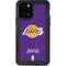 NBA Los Angeles Lakers Purple Primary Logo iPhone 12 Pro Waterproof Case