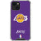 NBA Los Angeles Lakers Purple Primary Logo iPhone 13 Mini Clear Case