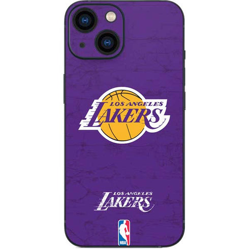 NBA Los Angeles Lakers Purple Primary Logo iPhone 13 Mini Skin