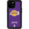 NBA Los Angeles Lakers Purple Primary Logo iPhone 13 Mini Waterproof Case