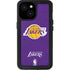 NBA Los Angeles Lakers Purple Primary Logo iPhone 13 Mini Waterproof Case
