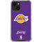 NBA Los Angeles Lakers Purple Primary Logo iPhone 14 Clear Case