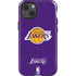 NBA Los Angeles Lakers Purple Primary Logo iPhone 15 Impact Case