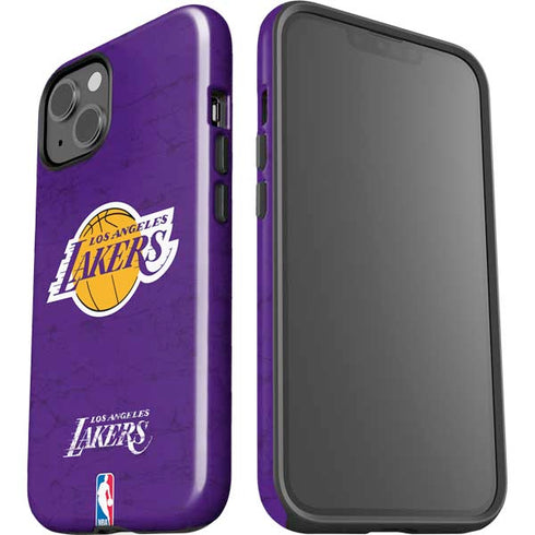 NBA Los Angeles Lakers Purple Primary Logo iPhone 15 Impact Case