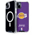 NBA Los Angeles Lakers Purple Primary Logo iPhone 15 Plus MagSafe Case