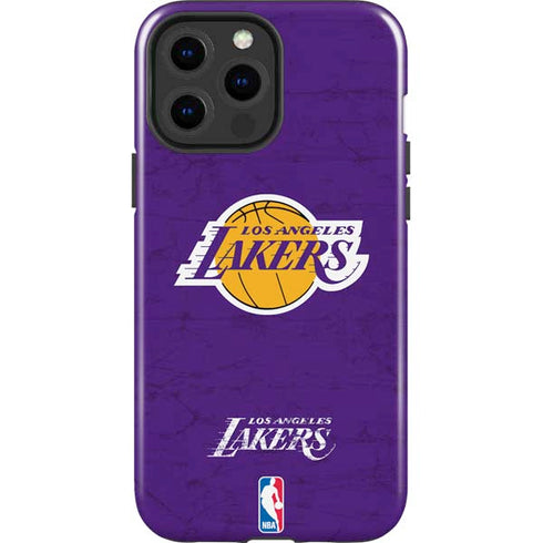 NBA Los Angeles Lakers Purple Primary Logo iPhone 15 Pro Max Impact Case