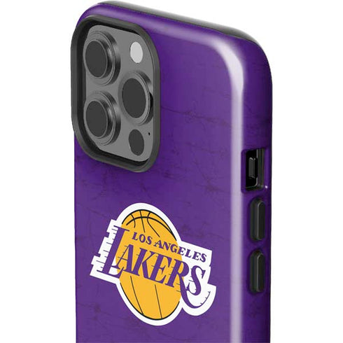 NBA Los Angeles Lakers Purple Primary Logo iPhone 15 Pro Max Impact Case