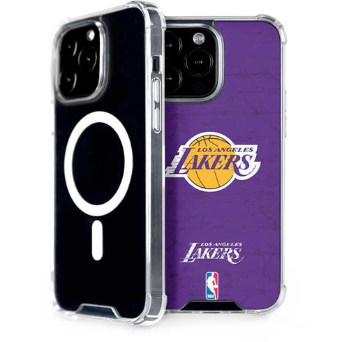 NBA Los Angeles Lakers Purple Primary Logo iPhone 14 Pro Max MagSafe Case