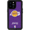 NBA Los Angeles Lakers Purple Primary Logo iPhone 14 Pro Max Waterproof Case