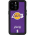 NBA Los Angeles Lakers Purple Primary Logo iPhone 14 Pro Max Waterproof Case