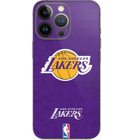 NBA Los Angeles Lakers Purple Primary Logo iPhone 15 Pro Skin