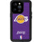 NBA Los Angeles Lakers Purple Primary Logo iPhone 14 Pro Waterproof Case