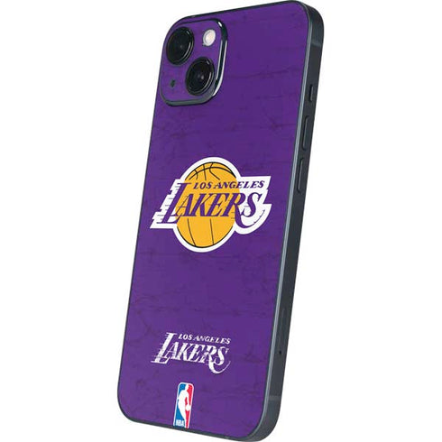 NBA Los Angeles Lakers Purple Primary Logo iPhone 14 Skin