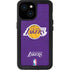 NBA Los Angeles Lakers Purple Primary Logo iPhone 15 Waterproof Case