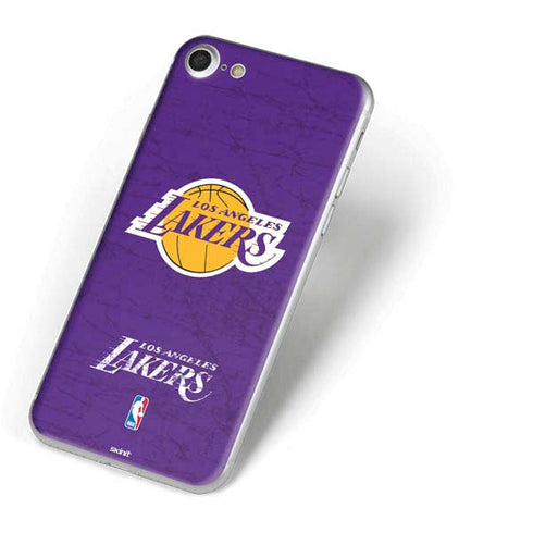 NBA Los Angeles Lakers Purple Primary Logo iPhone 8 Skin