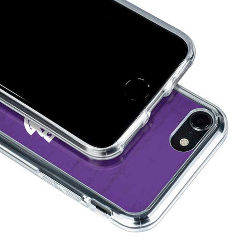 NBA Los Angeles Lakers Purple Primary Logo iPhone SE (2nd & 3rd Gen) Clear Case