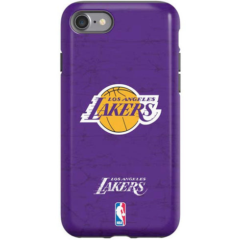 NBA Los Angeles Lakers Purple Primary Logo iPhone SE (2nd & 3rd Gen) Pro Case