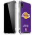 NBA Los Angeles Lakers Purple Primary Logo iPhone XR Clear Case