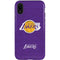 NBA Los Angeles Lakers Purple Primary Logo iPhone XR Pro Case