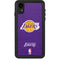 NBA Los Angeles Lakers Purple Primary Logo iPhone XR Waterproof Case