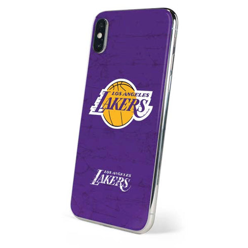 NBA Los Angeles Lakers Purple Primary Logo iPhone XS Max Skin