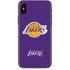 NBA Los Angeles Lakers Purple Primary Logo iPhone XS Skin