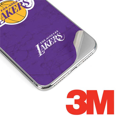 NBA Los Angeles Lakers Purple Primary Logo iPhone XS Skin