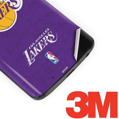 NBA Los Angeles Lakers Purple Primary Logo Moto G6 Skin