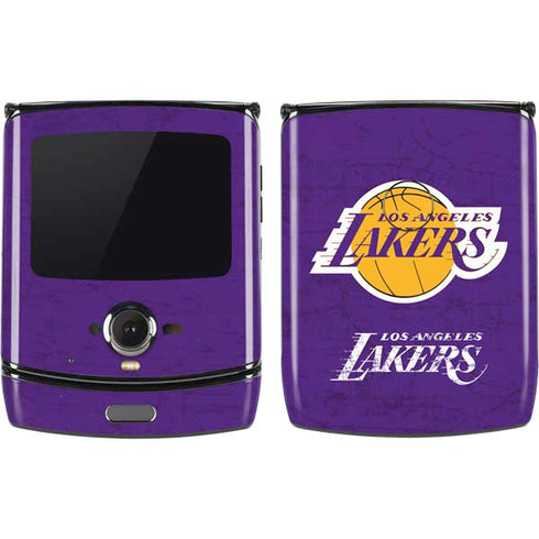 NBA Los Angeles Lakers Purple Primary Logo Motorola RAZR Skin
