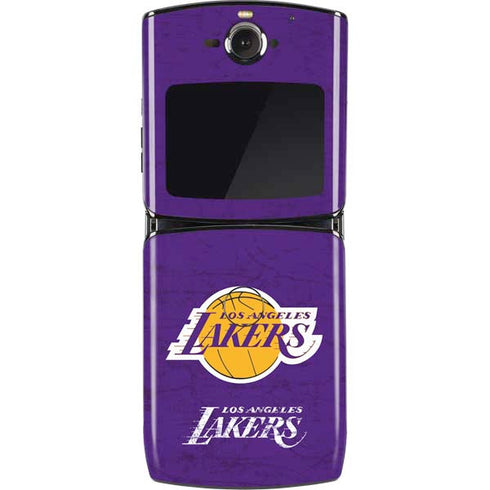 NBA Los Angeles Lakers Purple Primary Logo Motorola RAZR Skin