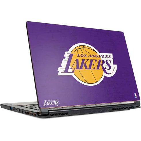 NBA Los Angeles Lakers Purple Primary Logo MSI GS65 Stealth Laptop Skin