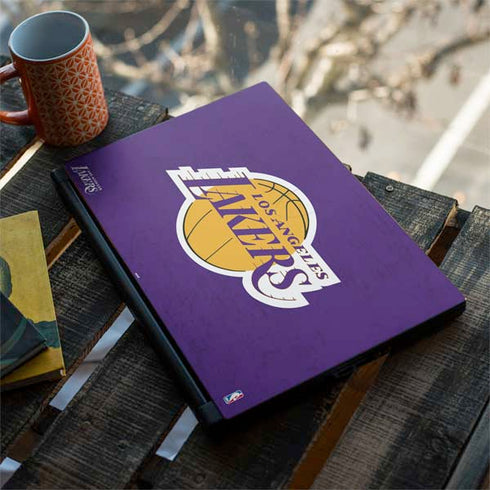 NBA Los Angeles Lakers Purple Primary Logo MSI GS65 Stealth Laptop Skin