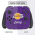 NBA Los Angeles Lakers Purple Primary Logo Nintendo Switch Bundle Skin