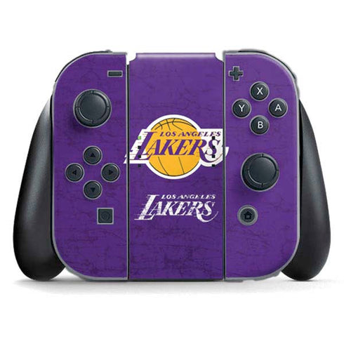 NBA Los Angeles Lakers Purple Primary Logo Nintendo Switch (2017-2021) Joy-Con Controller Skin