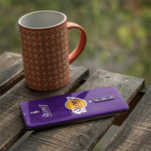 NBA Los Angeles Lakers Purple Primary Logo OnePlus 7 Pro Skin