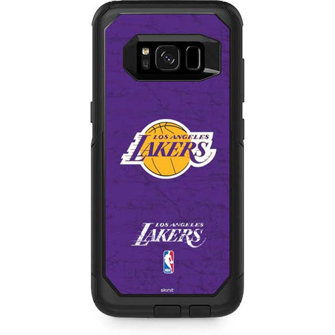 NBA Los Angeles Lakers Purple Primary Logo Otterbox Commuter Galaxy Skin