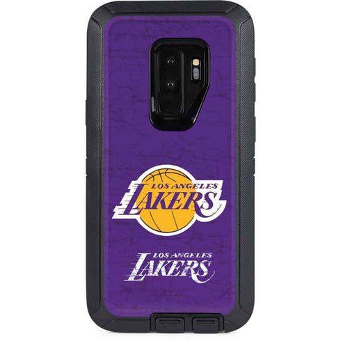 NBA Los Angeles Lakers Purple Primary Logo Otterbox Defender Galaxy Skin