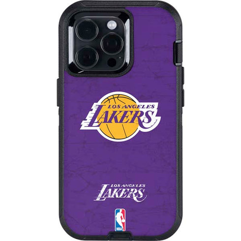 NBA Los Angeles Lakers Purple Primary Logo Otterbox Defender iPhone Skin