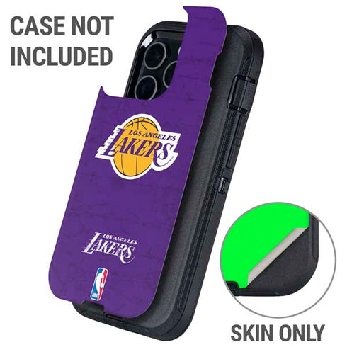 NBA Los Angeles Lakers Purple Primary Logo Otterbox Defender iPhone Skin
