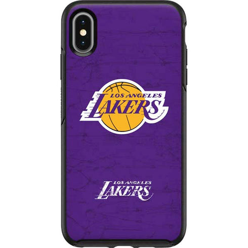 NBA Los Angeles Lakers Purple Primary Logo Otterbox Symmetry iPhone Skin