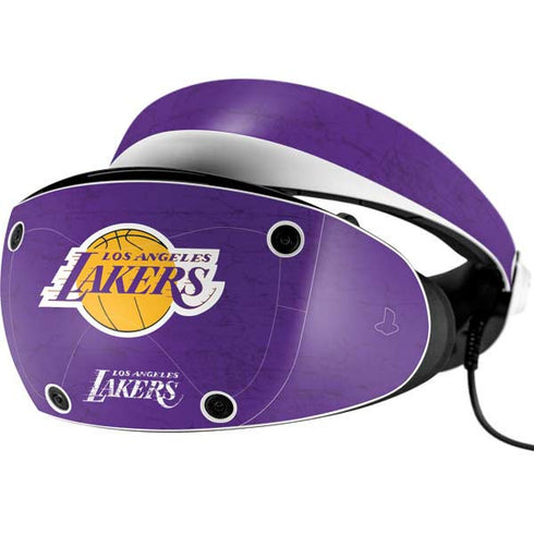 NBA Los Angeles Lakers Purple Primary Logo PlayStation VR2 Skin