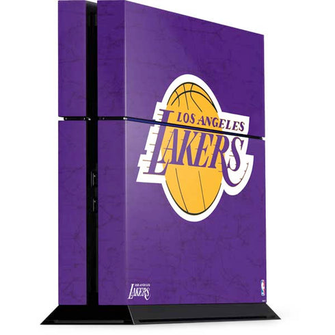 NBA Los Angeles Lakers Purple Primary Logo PS4 Console Skin