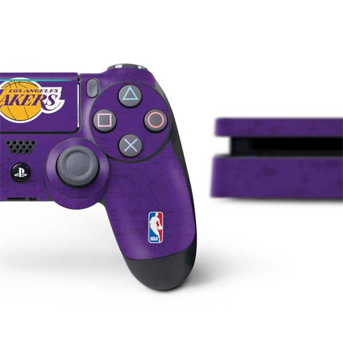 NBA Los Angeles Lakers Purple Primary Logo PS4 Slim Bundle Skin