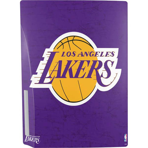 NBA Los Angeles Lakers Purple Primary Logo PS5 Console Skin
