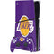 NBA Los Angeles Lakers Purple Primary Logo PS5 Slim Disk Bundle Skin