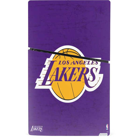 NBA Los Angeles Lakers Purple Primary Logo PS5 Slim Digital Edition Console Skin